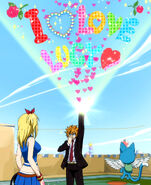 Loke displays the "Light of Love" to Lucy