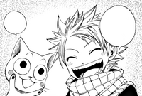 Natsu and New Born Happy