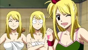 Lucy Heartfilia, Lucy Ashley e Gemini si trasformano in Lucy.