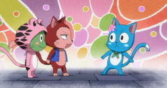 Happy se encuentra con lector y frosh