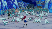 Erza stops the fight