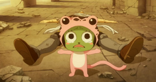 Frosch pide a Gajeel que deje a Rogue