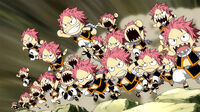 Little Natsu grat attack