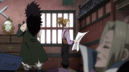 Makarov talks to Gajeel and co. about dead Belno