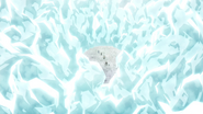 Natsu's flames frozen