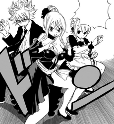 Lucy decide enfrentar a Mirajane