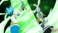 Lucy defeats Uosuke