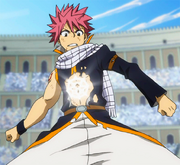 Natsu marked by stigma