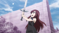 Erza's weakened Magic