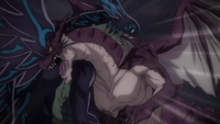 Igneel crashes into Acnologia