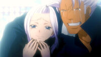 Mira and Elfman's hapiness when they saw Lisanna