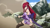 Erza withstands Yagdo Rigora