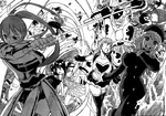 Las magas de Fairy Tail derrotan a Dark Mirror