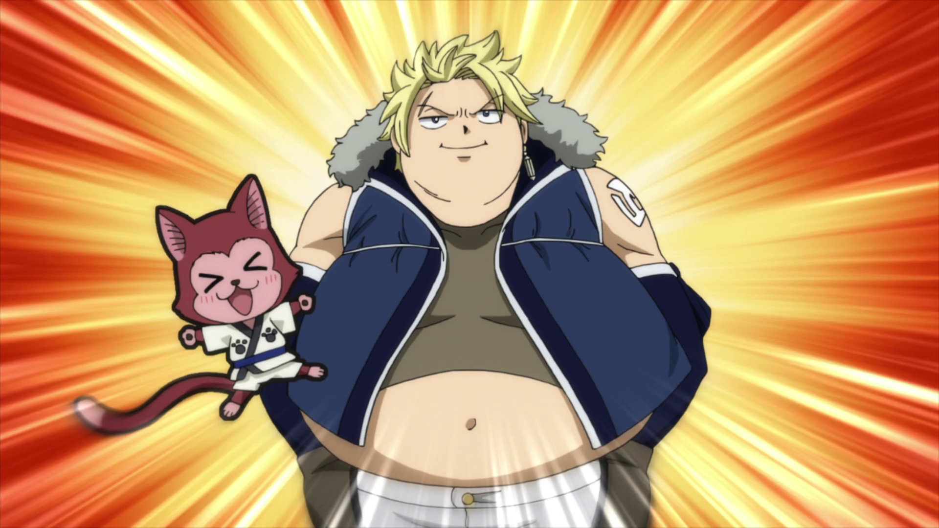 Natsu and Gajeel own Sabertooth! – Dragon Force Activated! – Fairy Tail 294