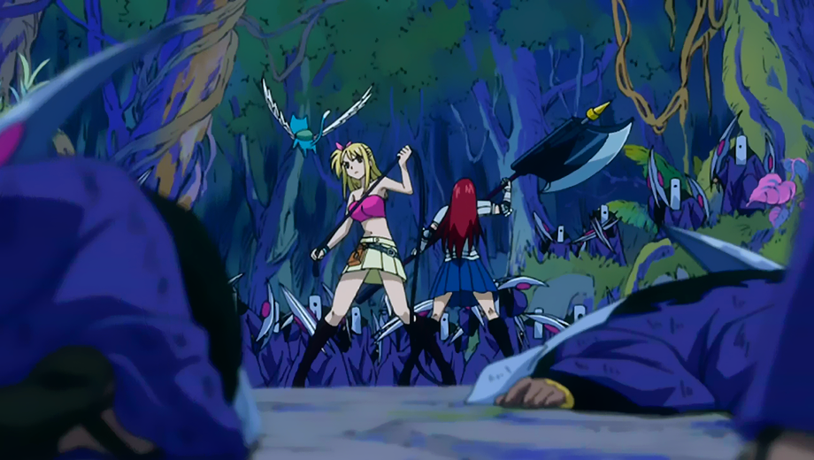 Lucy Heartfilia Erza Scarlet Fairy Tail Anime, fairy tail, cg