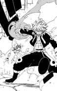 Lucy saved by Natsu