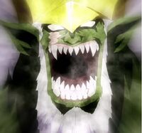 Elfman as a monster