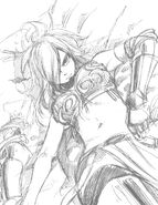 Sketch of Erza Knightwalker