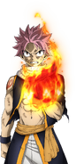 Natsu's appearance in the Fairy Tail Anime 2018 Visual Image