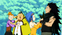 Gajeel and Levy dancing