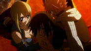 Éclair saved by Natsu and Lucy