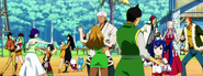 The Fairy Tail Mages dancing