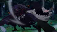 Bloodman faces Gajeel