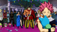 Minerva watches as Natsu leaves