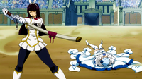 Yukino defeated by Kagura