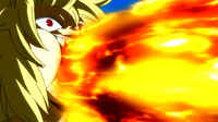 Zancrow eats Natsu fire