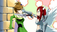 Erza beats Eve