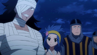 Gajeel and Levy ready for battle