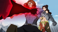 Cana shielded by Gildarts