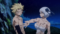 Sting slapped by Yukino