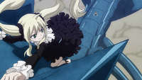 Mavis and Zera climb the Blue Skull Dragon