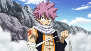 Natsu prepares his trump card...