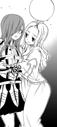 Mirajane asecha a Erza