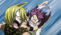 Natsu returns to fight Jackal