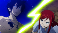 Erza questions Gray