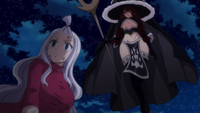 Mirajane unaware of Irene's presence