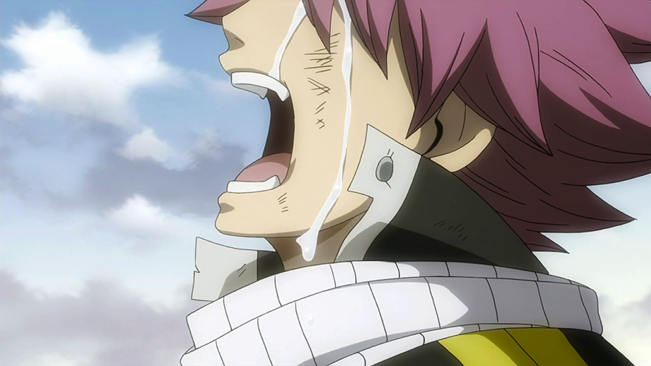 fairy tail crying