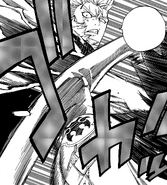 Wall is punched by Laxus