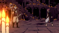 Natsu Dragneel Confronts Byro Cracy