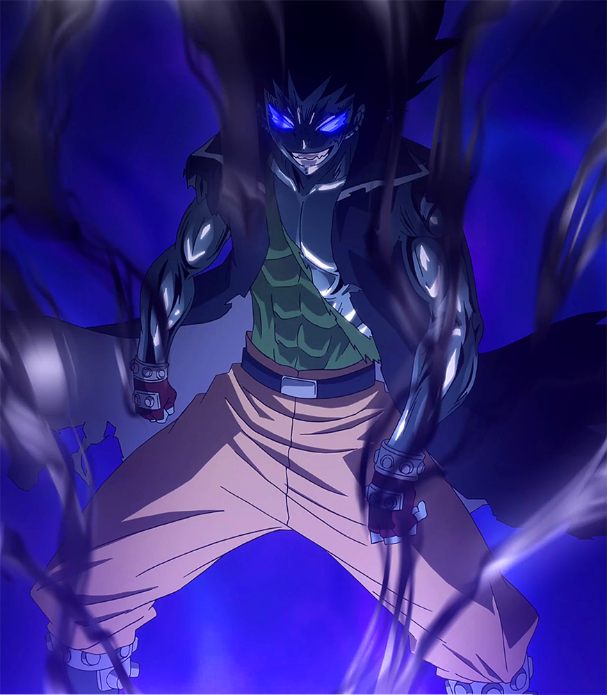 fairy tail gajeel iron dragon