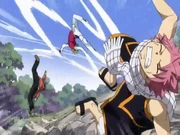 Raced derrota con solo 1 golpe a Natsu y Gray
