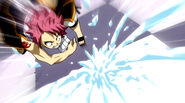 Natsu attacked by Gray