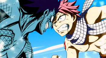 Natsu Dragneel vs. Gajeel Redfox Rematch