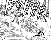 Brian dragonizando atacando a Natsu
