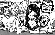 Cana socializing with Quatro Cerberus