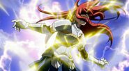 Laxus attacks Erza